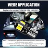 Nowkont Pack-10 Car T10-8SMD LED Bulb, 12V 5730 360 Degree