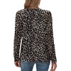 OFEEFAN Leopard Print Tops for Women Womens Long Sleeve T