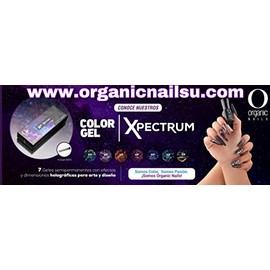 Organic Nails XPECTRUM COLOR GEL KIT 7 BOTES mins 7.5 ml
