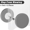 Jetec Round Magnetic Drapery Weights Shower Curtain Weights Strong Tablecloth