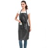 Syzornk Long Aprons for Men with 3 Pockets，Waterproof Chef Apron