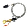 Soda Maker Adapter Hose Kit with Flow Control Ball Valve