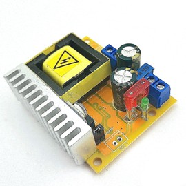 FainWan 8-32V to 45-390V DC-DC High Voltage Boost Converter ZVS Step-up Booster Module