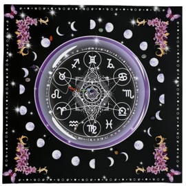 LAST HOE DOWN Tarot Card Cloth Butterfly Tarot Reading Cloth 29.53 by 29.53 inches