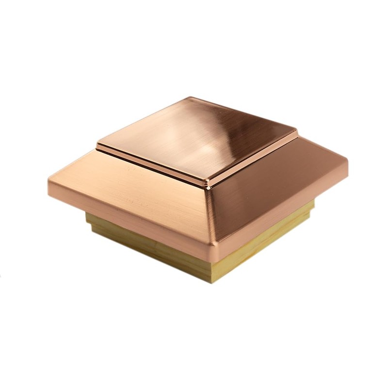 Deckorators 4 in. x 4 in. Victoria Copper Plateau Pressure