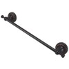 Towel Bar Copper Retro Space Saving 40CM Multifunctional Tilt Proof