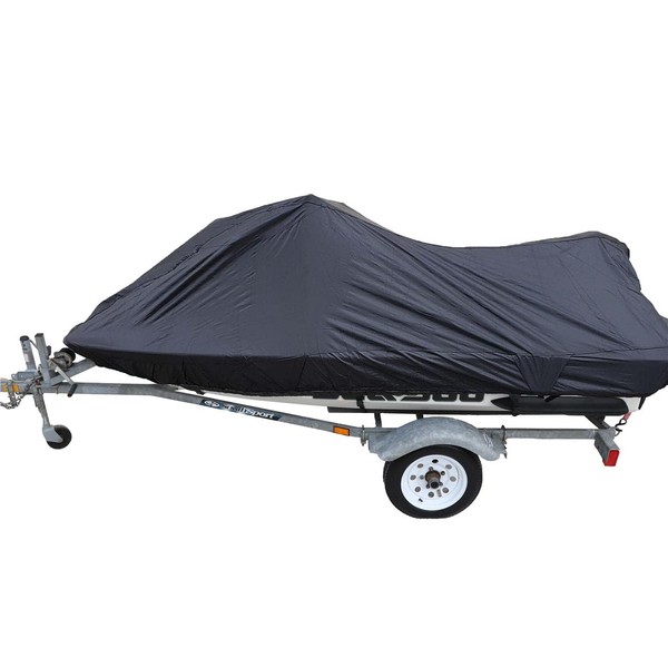 SBU 420 Denier Black PWC Jet Ski Canvas Travel Cover