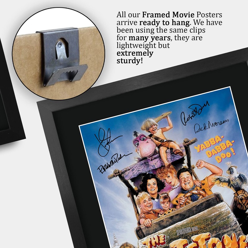HWC Trading John Goodman Rick Moranis The Flintstones A3 Framed