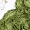 Socomi Cheesecloth Table Runner 14ft Gauze Boho Rustic Campsite Green