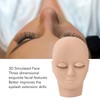 Lash Mannequin Head Makeup Eyelash Extension Practice Doll Head with