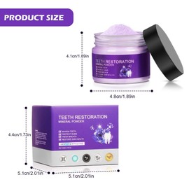 50g Zahnreparatur Mineralpulver, Zahn Reparatur Pulver, Mineralzahnpulver, Zahn Reparatur Mineralpulver, Zahnaufhellungspuder, Schützt das Zahnfleisch und erfrischt den Atem