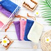 Shappy 8 bolsas de malla exfoliante para soporte de ducha,
