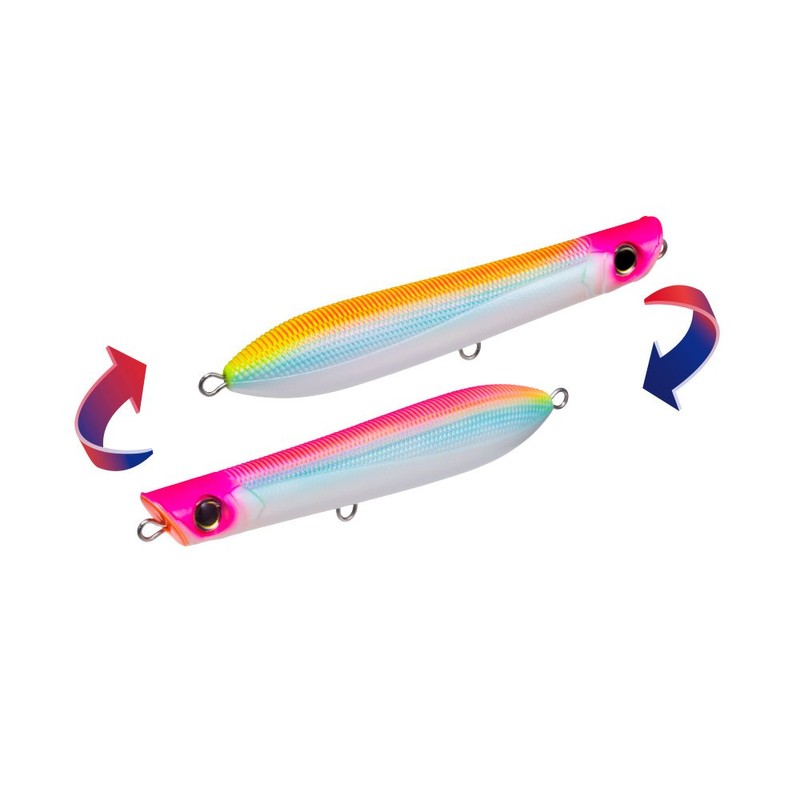 Yo-Zuri R1172-CPYP Surface Cruiser Top-Water Floating Lure, Pearl Yellow Pink