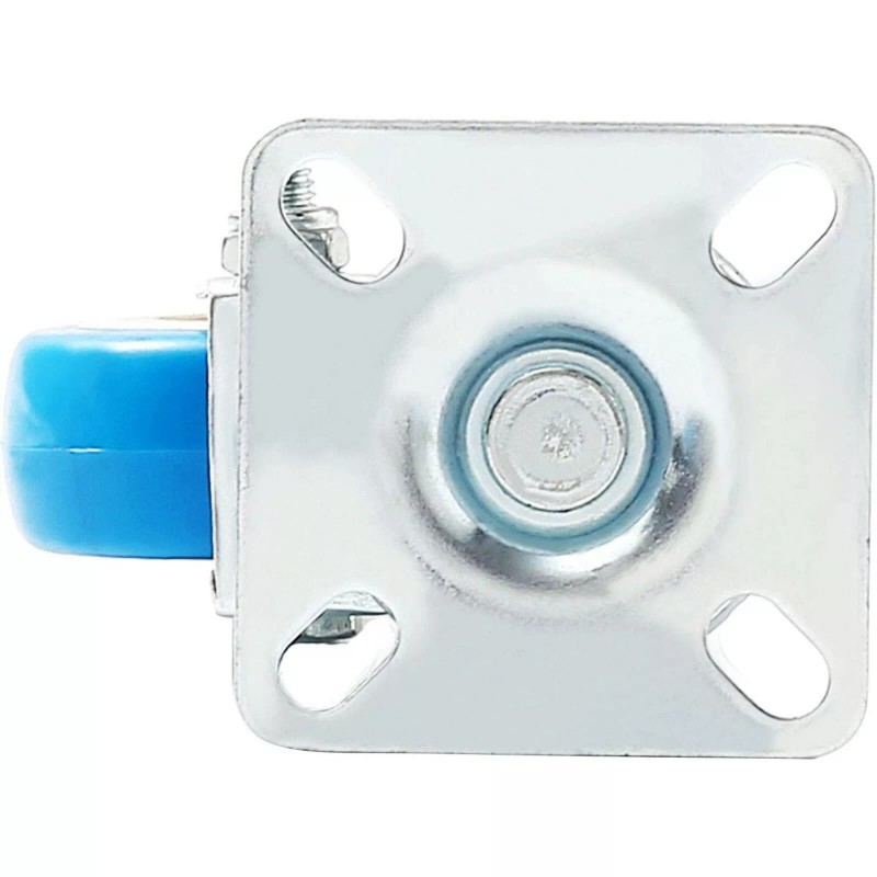 Y&Y Decor 36 Pack Caster Swivel Plate On Blue Polyurethane