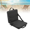 Outdoor Foldable Chair with Backrest Soft Sponge Cushion Back Chair