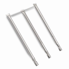Tombili 7506 Stainless Steel Burner Tube and Crossover Set for Weber Genesis 1000 to 5500, Weber Genesis Platinum & Gold Models Prior to 2002 Gas Grill Models.