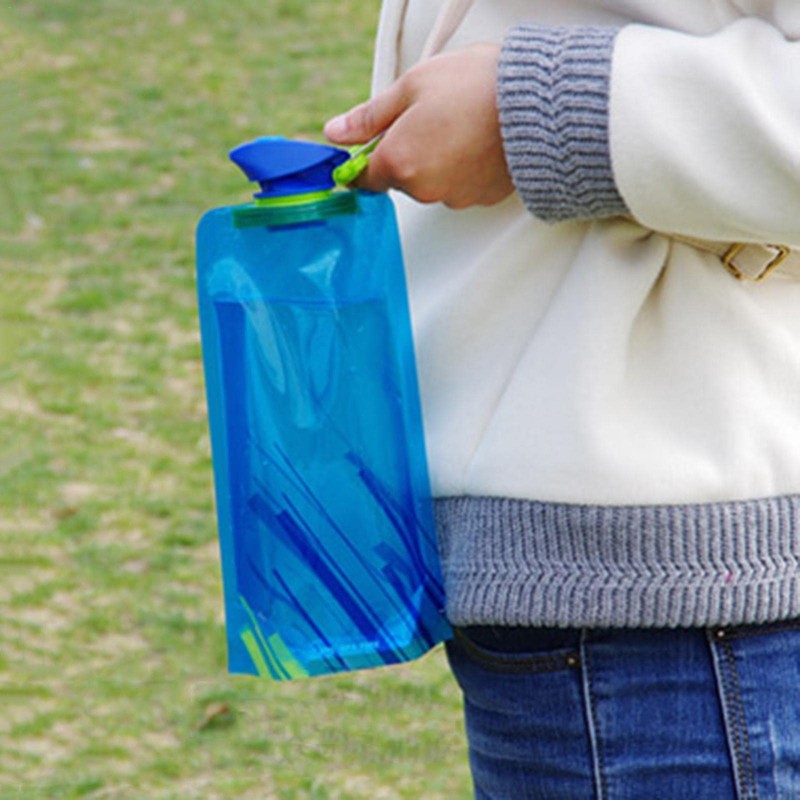 Windan Botella de Agua Plegable: Botella de Agua Potable Plegable,