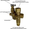 1/2" NPT Top Inlet Unloader Pilot Check Valve All in