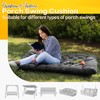 MAGIC ELEPHANT Porch Swing Cushions, Memory Foam Swing Cushion for