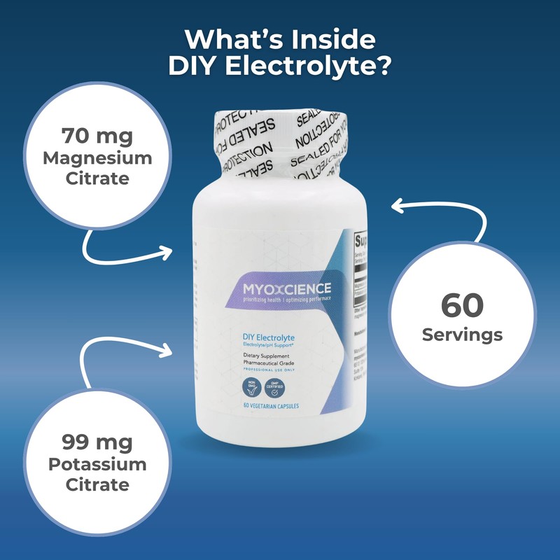 DIY Electrolyte | 99 mg Potassium and 50 mg Magnesium