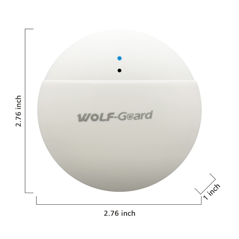 Wolf Guard SR-W04 Smart Wi-Fi Water Leak Detector, Avoid Water