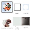 EVQUIT Square 14x14 Gallery Wall Picture frame with 12x12 Round