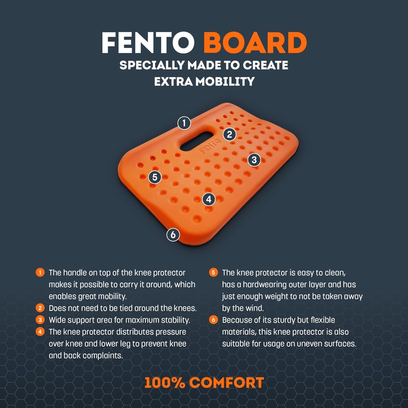 FENTO BOARD | Multi-function Knee Pad | Lightweight Kneeling Pad