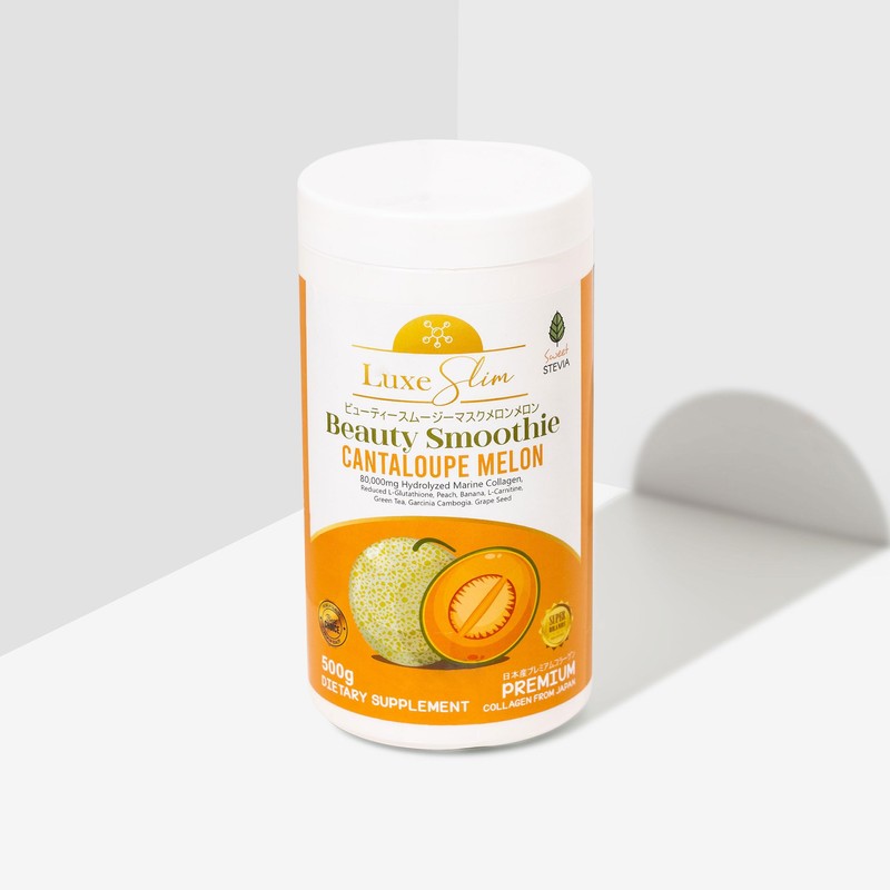 Luxe Slim Half Kilo Canister Cantaloupe Melon Beauty Drink (1
