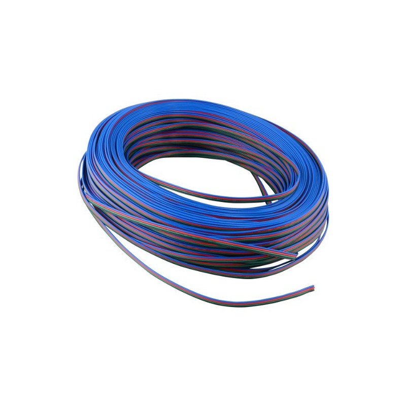 Four Conductor Wire for RGB LED Strip Light, Cut to