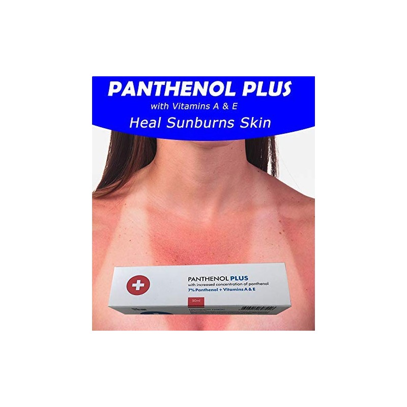 Panthenol Plus - Cream for Skin care and Sun burn