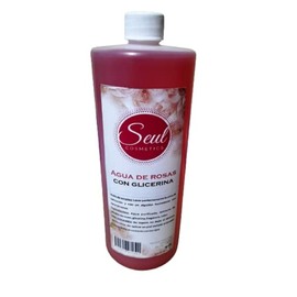 Agua de rosas y glicerina piel cansada tónico facial y corporal                                                                                       