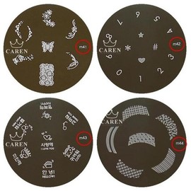 Konrad KONAD 스템핑 네일아트 이미지판_m41~mM60 [m53／옵션명2] KONAD Stamping Nail Art Image Plate_m41~mM60 [m53/Option Name 2]