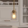 Inlight 1-Light Modern Gold Pendant Light for Kitchen Island, Inward