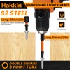 Double Square 8 Point Star Bit Set Hakkin 17Pcs S2