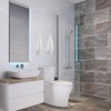 Vuzvuv Adhesive Hooks White SUS304 Stainless Steel - Self Adhesive
