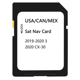 Latest Map Navigation SD Card, Compatible with 3 (2019-2020) Cx30 (2020) Support USA/Canada/Mexico New Maps