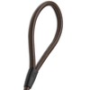 Dog lead made of leather, premium round lead made of