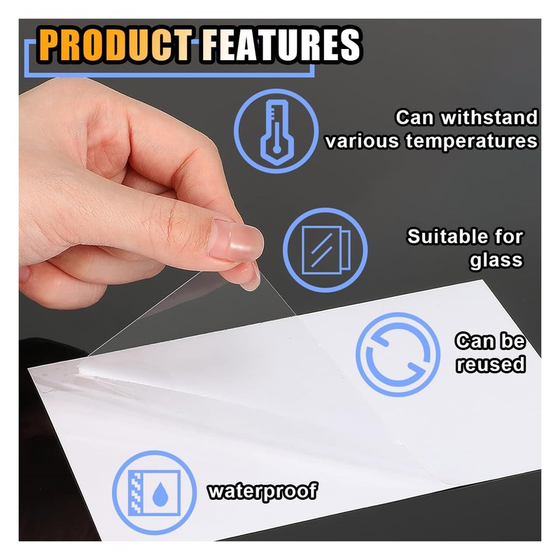 smilfuy Car Windshield Sticker Decals, 6.3Ã—6.3 Inch Car Windshield Sticker