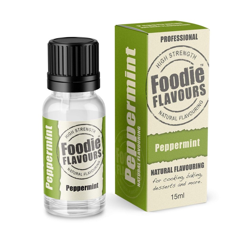 Peppermint Natural Food Flavouring 15ml - Foodie Flavours
