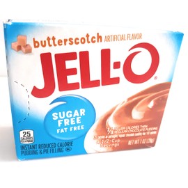 Jell-O Butterscotch Instant Pudding Sugar Free (4-Pack)
