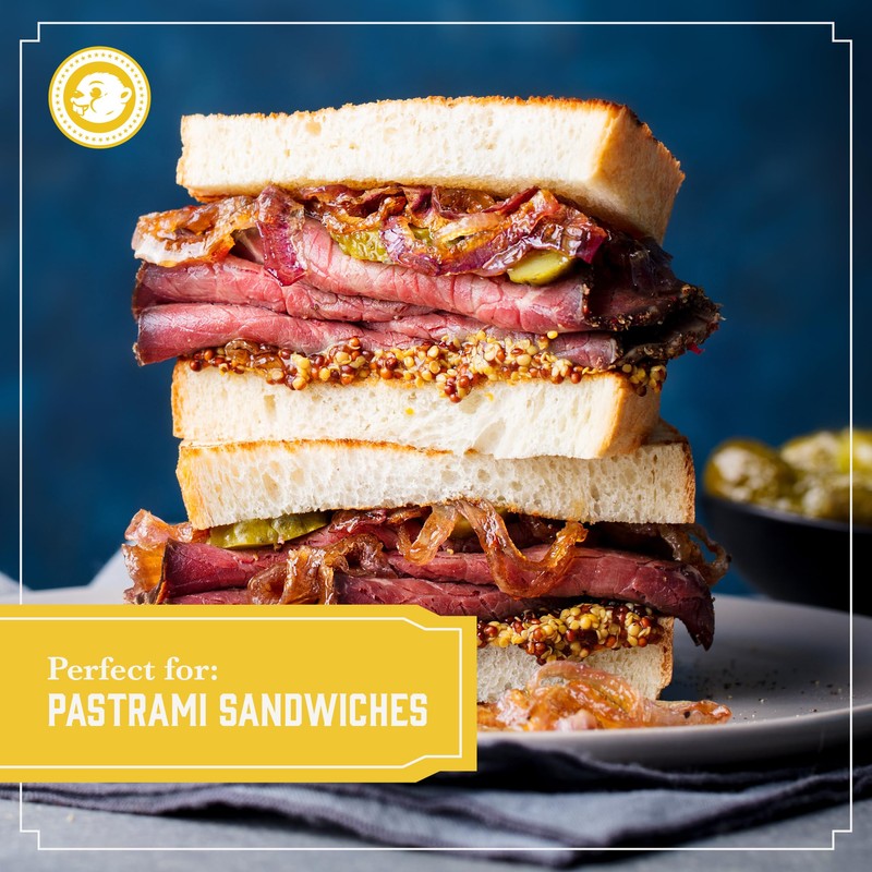 Beaver Zesty Deli Mustard, 12.5 oz squeeze bottle