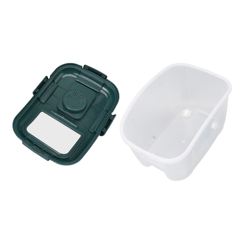 Rice Storage Box with Clear Cover Insect Proof Large Capacity