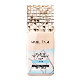 Maquillage Dramatic Skin Sensor Base, NEO Cool, Nude Beige, Makeup Base, Citrus Floral Faint Scent, Nude Beige, Naturally Friendly, Bright, Skin Feel, 9.8 fl oz (25 ml)