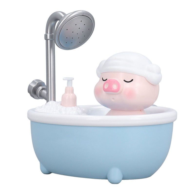 Electric Baby Bath Toy Piggy Shaped Water Spraying Head Endless