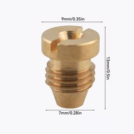 Ruiwaer 4PCS 1.1mm Yellow Foam Cannon Orifice Nozzle Tips Universal Foam Generator Nozzles High Replacement Thread Nozzle for Snow Foam Lance