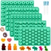 Silicone Gummy Molds Set of 5, Candy Molds Silicone with