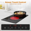 Amzgachfktch 12" Built-in Electric Cooktop 2 Burner Electric Ceramic Stove