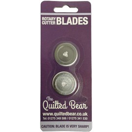 The Quilted Bear Rotary Blades 28mm - Precise Cutting & Long Lasting Easy Replace Universal Replacement Rotary Cutter Blades for Quilting & Sewing Rotary Cutters