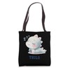 Thilo Baby Sleeping Dino Baby Boy Name Tote Bag