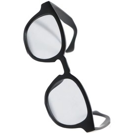 Bliss Leather, Full Model, Small Face Effect, Wellington Date Glasses, Black Rim, Sunglasses, Eye Friendly, UV Protection, Matte black x light gray